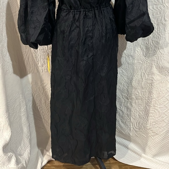 Kika Vargas X Target Floral Texture Scallop Back Midi Dress, size small, NWT - Picture 11 of 16